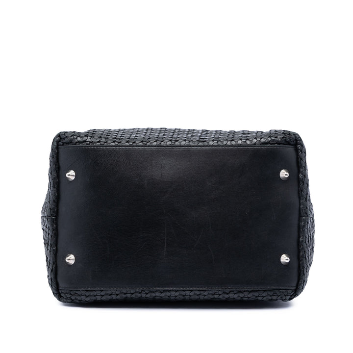Dior Medium Woven Cuir de veau Soft Lady Dior