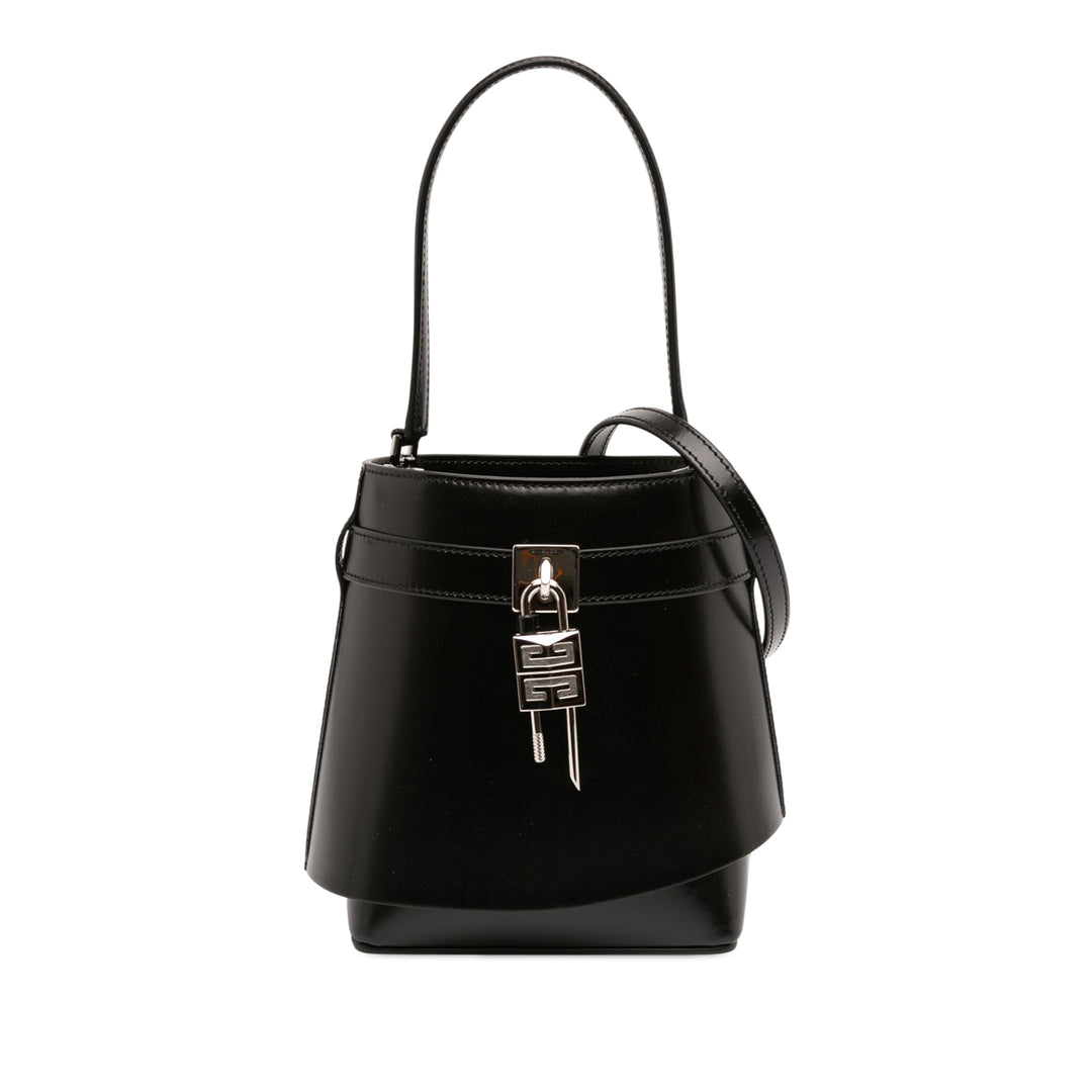 Givenchy Micro Cuir GV Shark Lock Bucket Sac