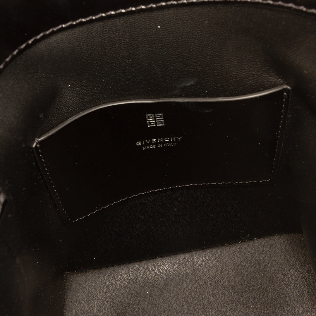 Givenchy Micro Cuir GV Shark Lock Bucket Sac