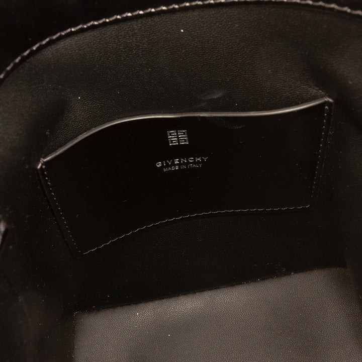 Givenchy Micro Cuir GV Shark Lock Bucket Sac