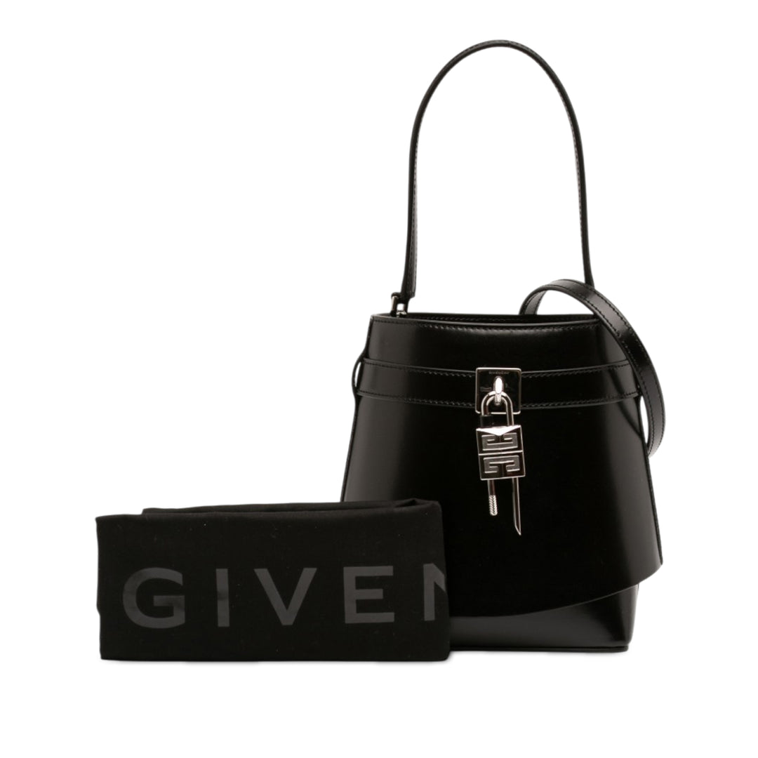 Givenchy Micro Cuir GV Shark Lock Bucket Sac