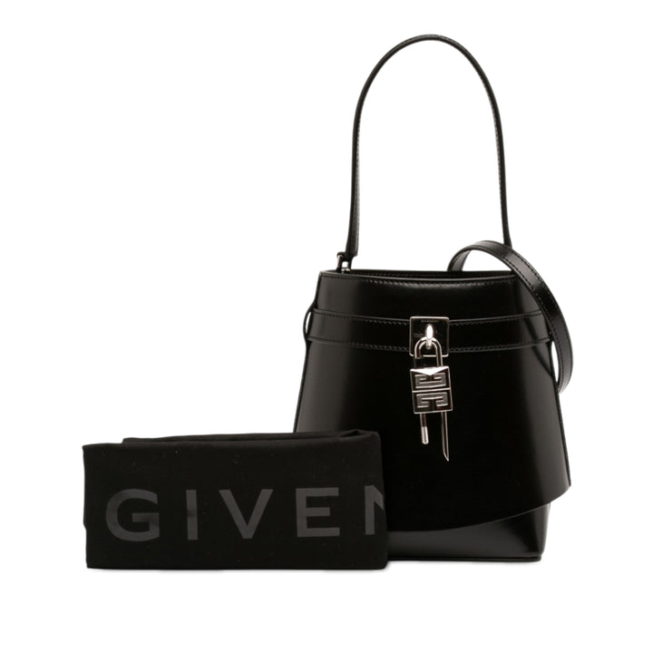 Givenchy Micro Cuir GV Shark Lock Bucket Sac