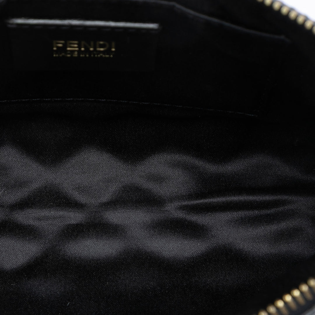 Fendi Matelassé Zucca Toile Chain Pochette