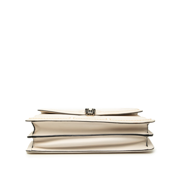 Bvlgari Sac bandoulière clouté Diamond Blast Serpenti Forever Beige – vue 3 – GABY PARIS