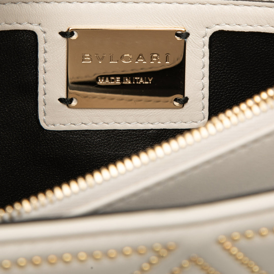 Bvlgari Sac bandoulière clouté Diamond Blast Serpenti Forever Beige – vue 5 – GABY PARIS