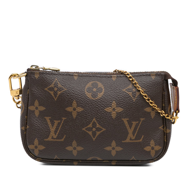 Monogram Mini Pochette Accessoires Brown - Gaby Paris