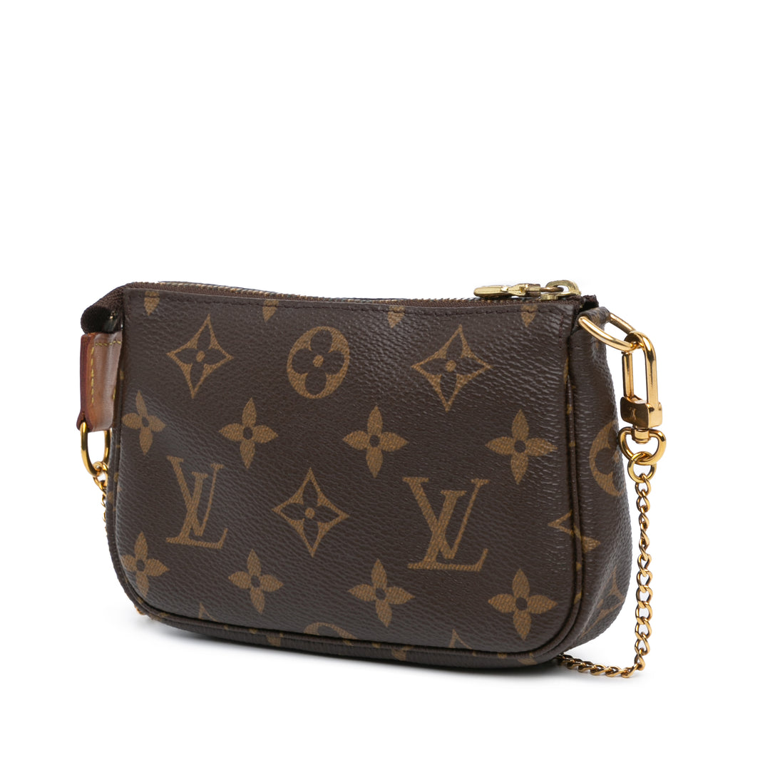 Monogram Mini Pochette Accessoires Brown - Gaby Paris