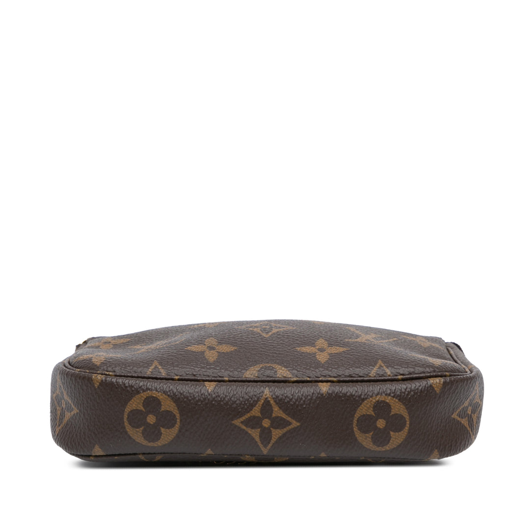 Monogram Mini Pochette Accessoires Brown - Gaby Paris