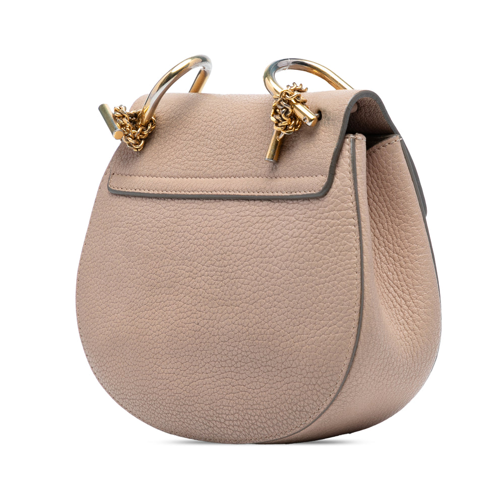 Chloé Mini Grained Cuir d’agneau Drew Sac porté croisé Marron – GABY PARIS Authentique