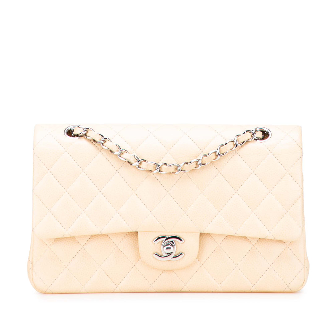Chanel Classic Double rabat Moyen Cuir caviar