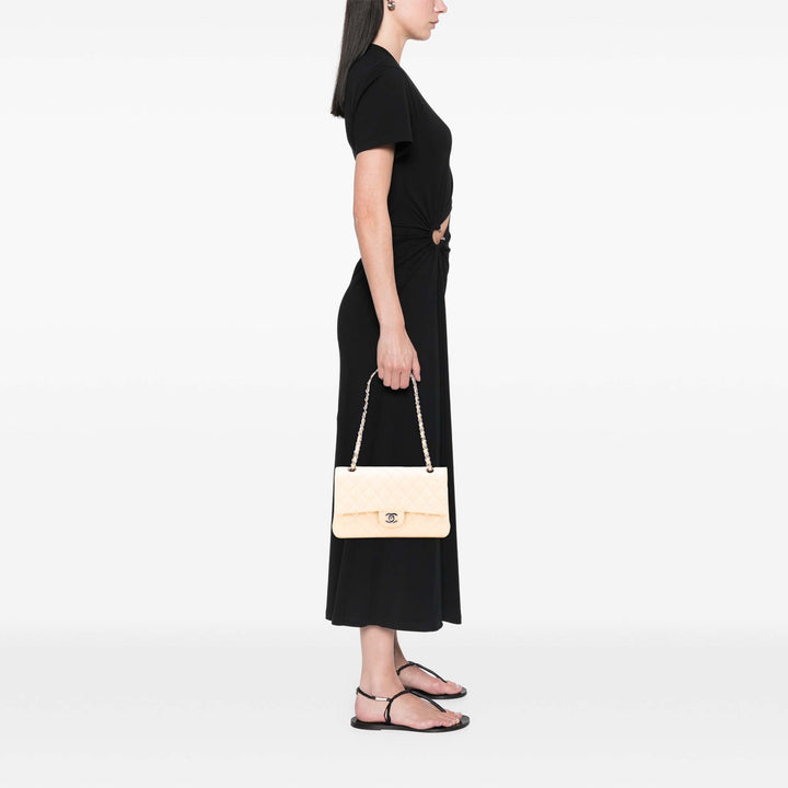 Chanel Classic Double rabat Moyen Cuir caviar
