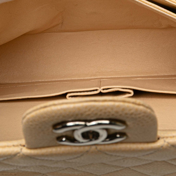Chanel Classic Double rabat Moyen Cuir caviar