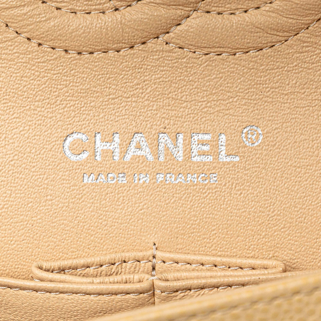 Chanel Classic Double rabat Moyen Cuir caviar