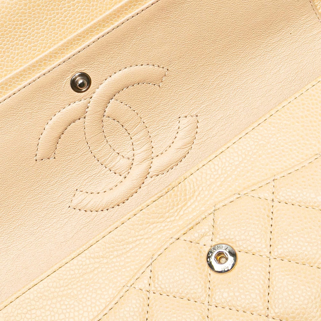 Chanel Classic Double rabat Moyen Cuir caviar