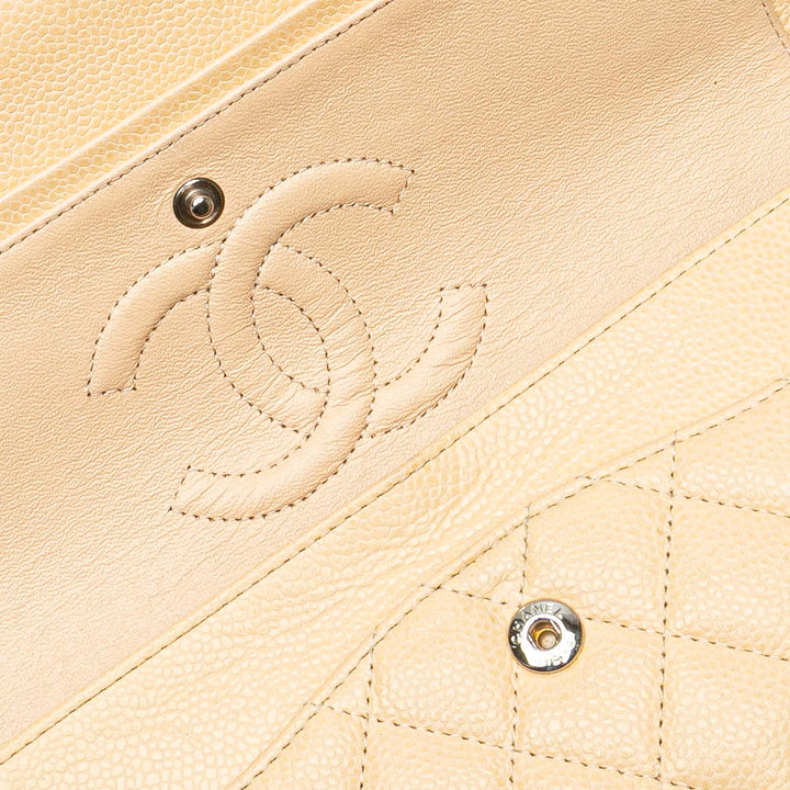 Chanel Classic Double rabat Moyen Cuir caviar