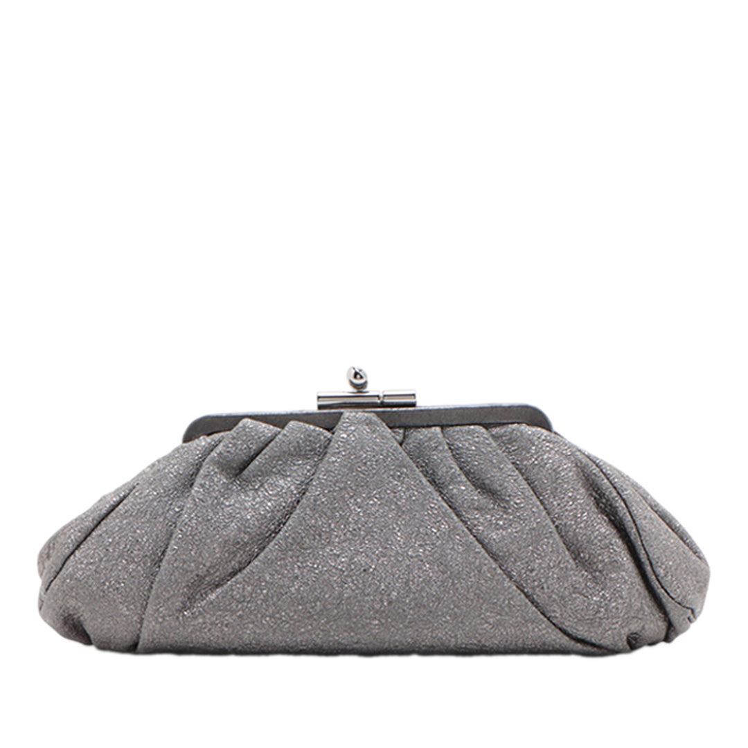 Chanel Cuir Kiss Lock Pochette