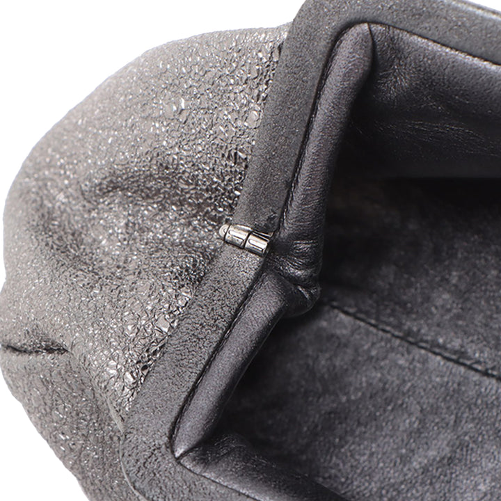 Chanel Cuir Kiss Lock Pochette