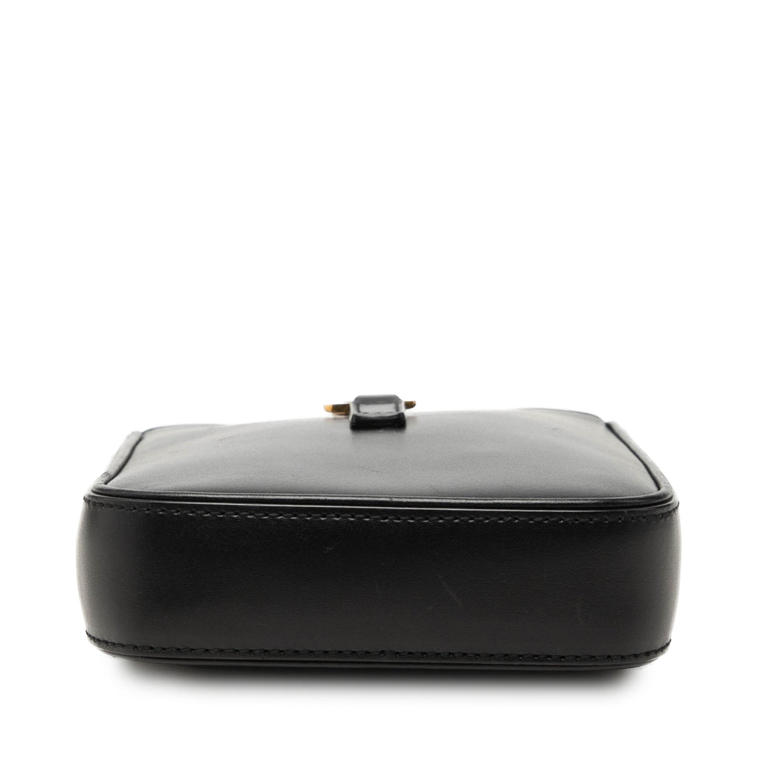 Saint Laurent Le 5 a 7 Vertical Sac Mini Noir – vue 3 – GABY PARIS