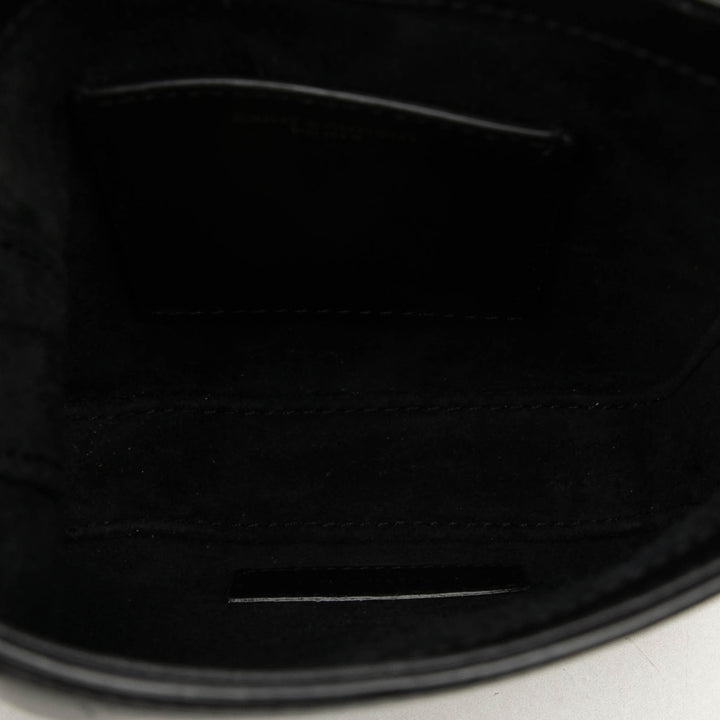 Saint Laurent Le 5 a 7 Vertical Sac Mini Noir – vue 4 – GABY PARIS