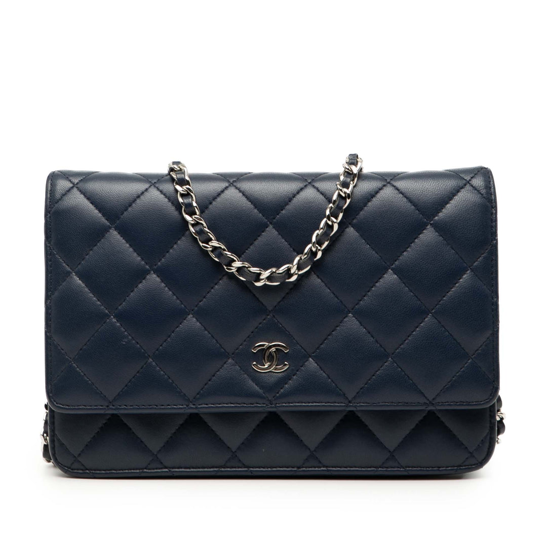 Chanel CC Matelassé Cuir d’agneau Wallet on Chain – GABY PARIS Authentique