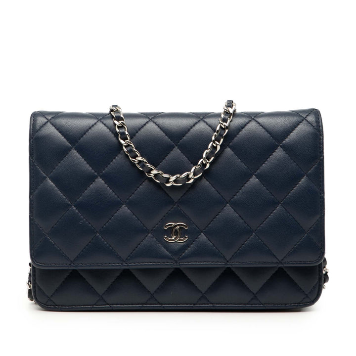 Chanel CC Matelassé Cuir d’agneau Wallet on Chain – GABY PARIS Authentique