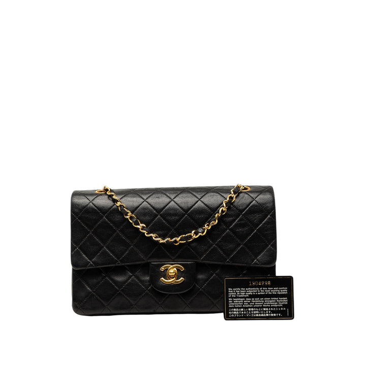 Chanel Medium Classic Cuir d'agneau Double rabat