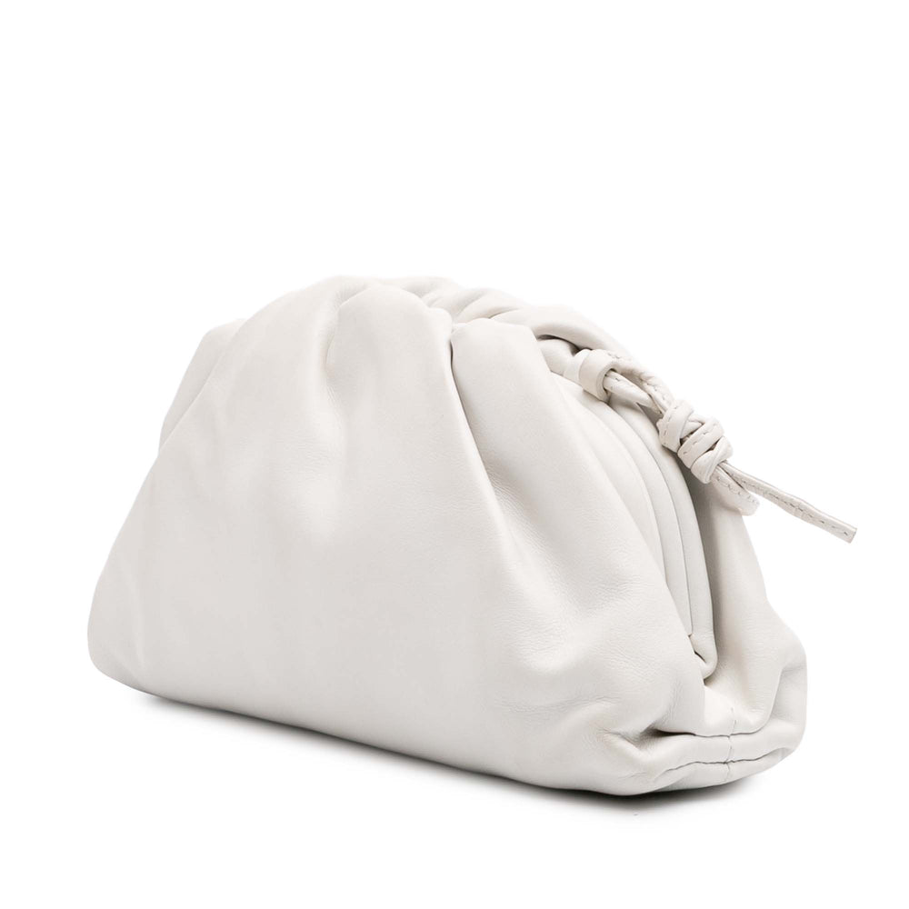 Lambskin The Mini Pouch White - Gaby Paris
