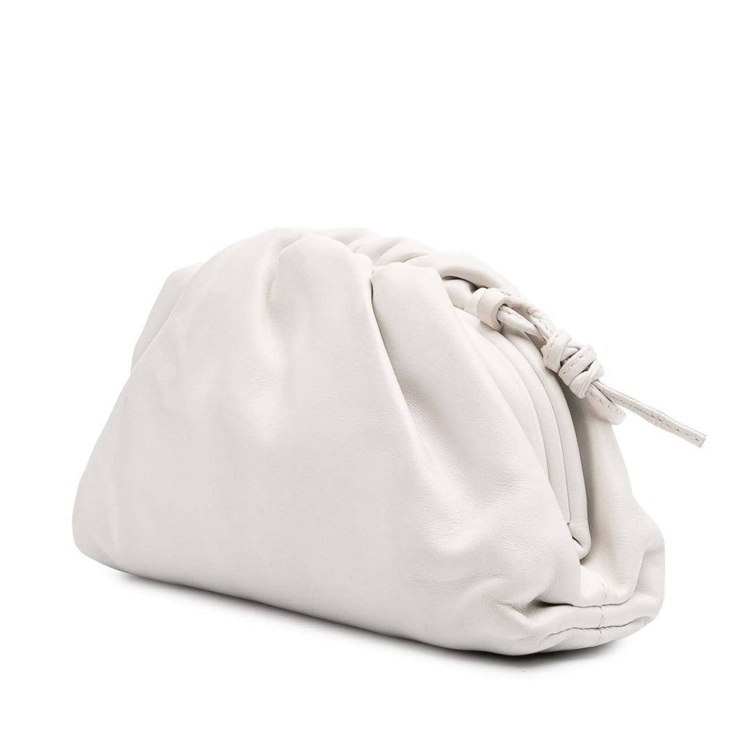 Lambskin The Mini Pouch White - Gaby Paris
