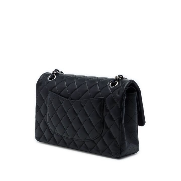 Chanel Classic Double rabat Moyen Cuir d'agneau Noir