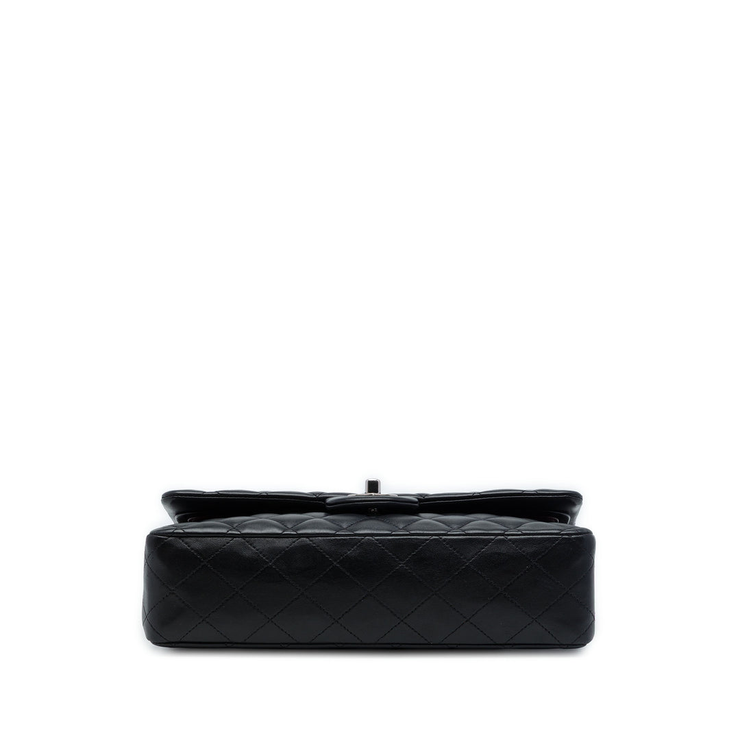 Chanel Classic Double rabat Moyen Cuir d'agneau Noir