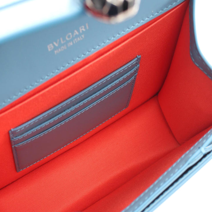 Bvlgari Sac bandoulière Serpenti Forever Bleu – vue 3 – GABY PARIS