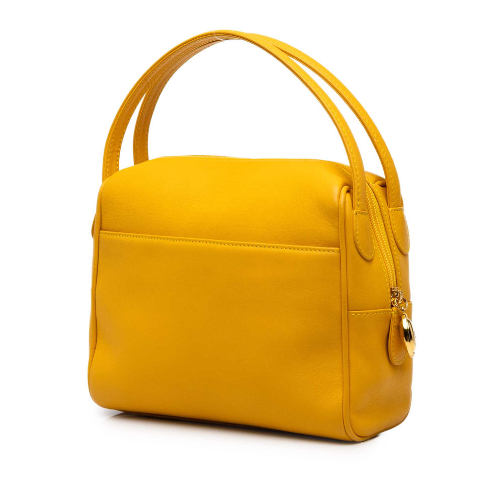 Dior Sac à main CD Logo Jaune – vue 2 – GABY PARIS