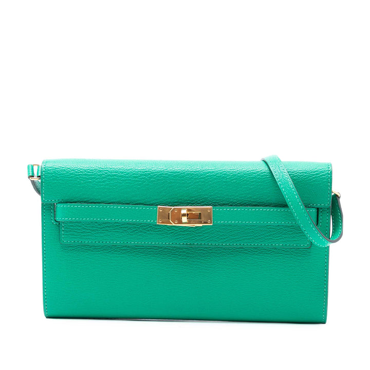 Hermès Chevre Mysore Kelly To Go Portefeuille