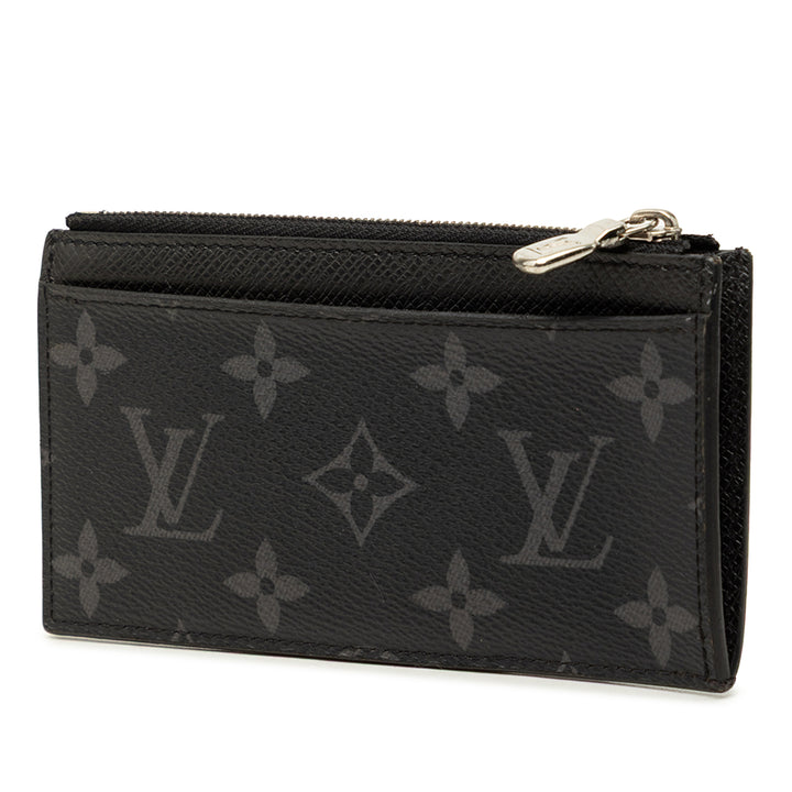 Louis Vuitton Monogram Eclipse Taigarama Coin Card Holder