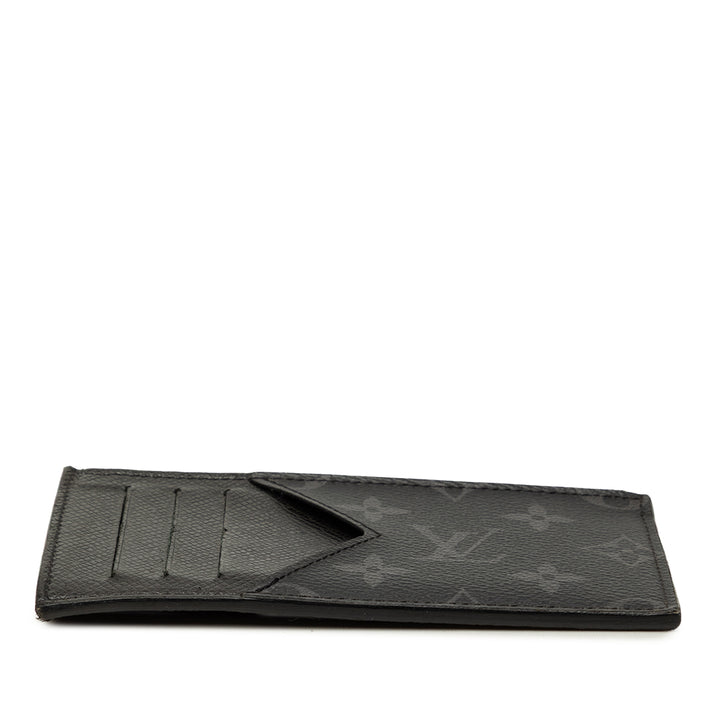 Louis Vuitton Monogram Eclipse Taigarama Coin Card Holder