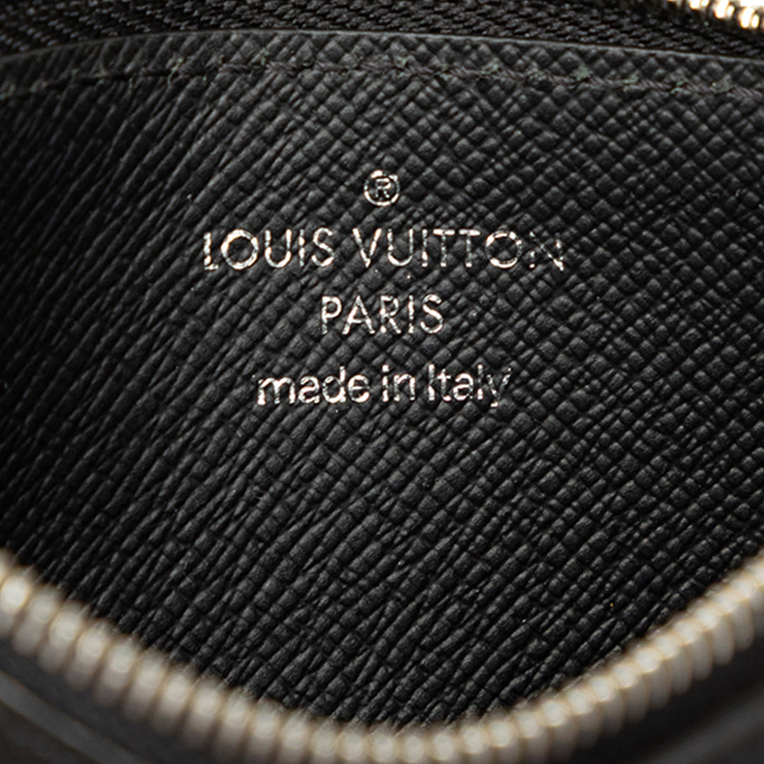 Louis Vuitton Monogram Eclipse Taigarama Coin Card Holder