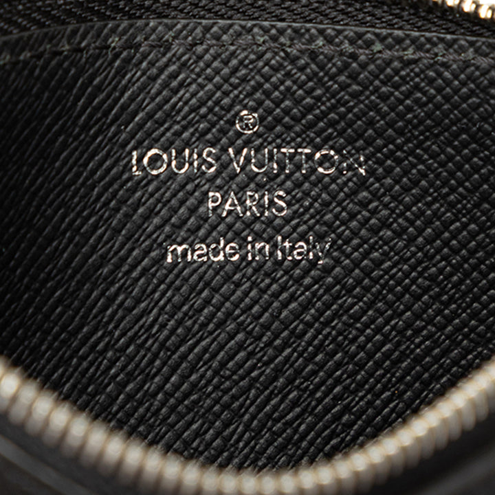 Louis Vuitton Monogram Eclipse Taigarama Coin Card Holder