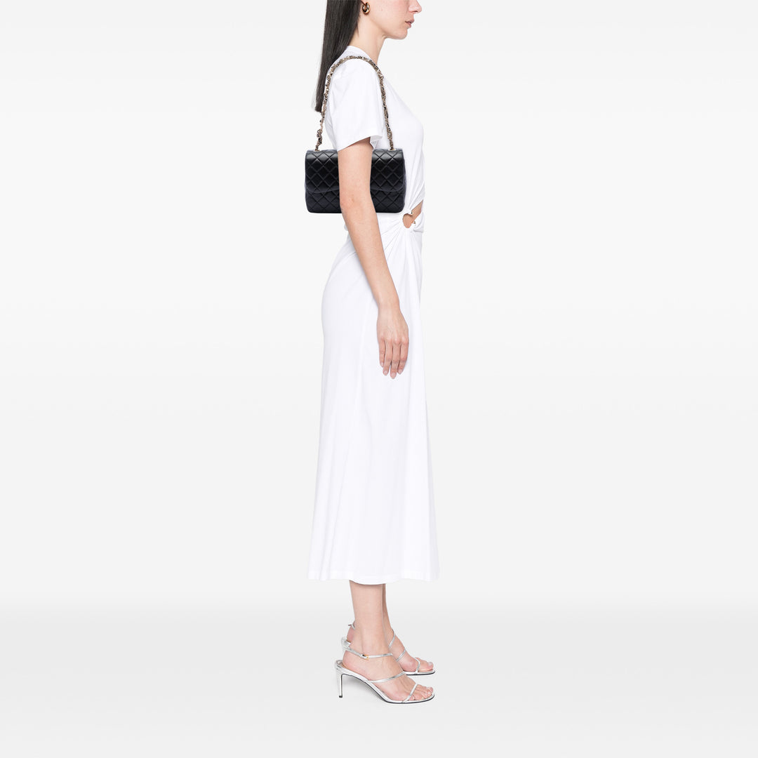 Chanel Matelassé Westminster Perle à rabat Moyen Cuir d'agneau Noir – vue 6 – GABY PARIS