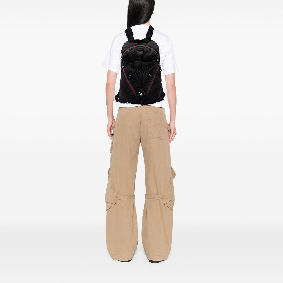 Gucci Sac à dos Web Noir – vue 6 – GABY PARIS