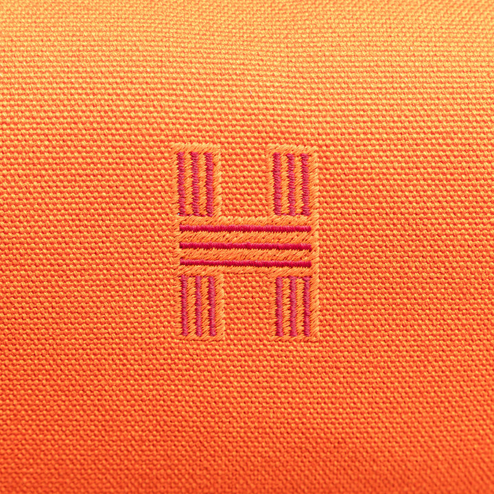 Hermès Small Toile Bride A Brac Étui Orange