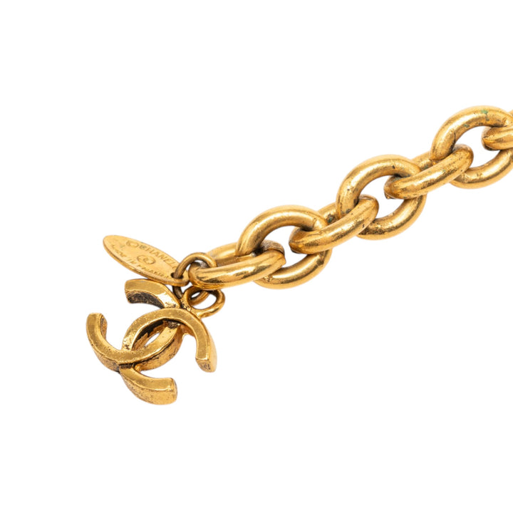 Chanel plaqué Triple CC Chaîne Ceinture Métal