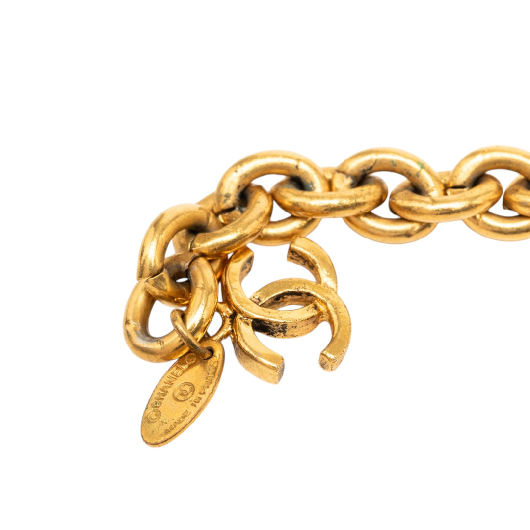 Chanel plaqué Triple CC Chaîne Ceinture Métal