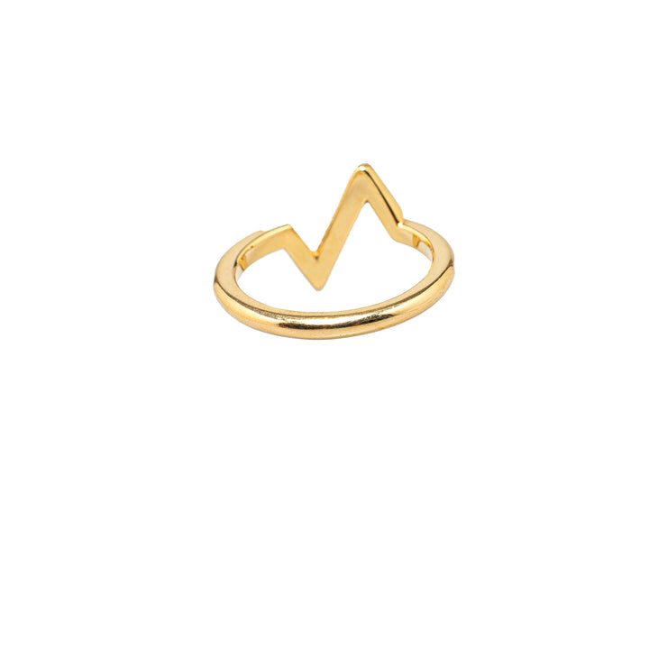 18K Yellow Gold Volt Upside Down Ring Gold - Gaby Paris