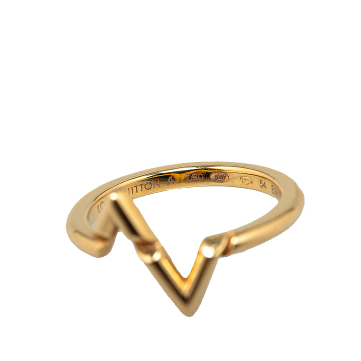 18K Yellow Gold Volt Upside Down Ring Gold - Gaby Paris