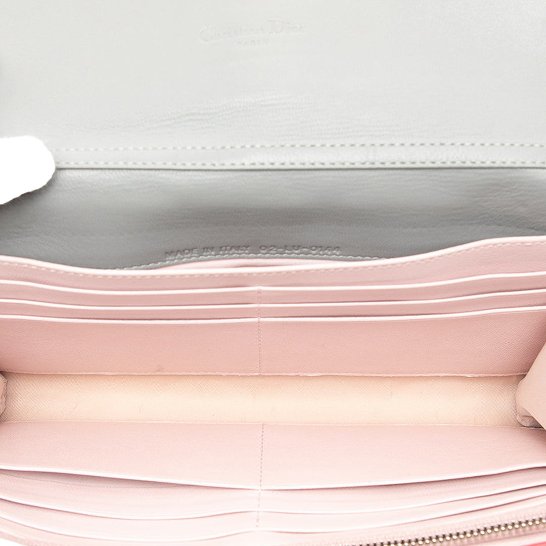 Dior Cuir d’agneau Cannage Lady Dior Wallet on Chain