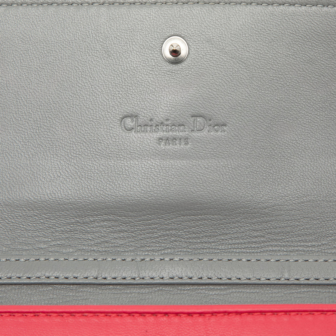 Dior Cuir d’agneau Cannage Lady Dior Wallet on Chain
