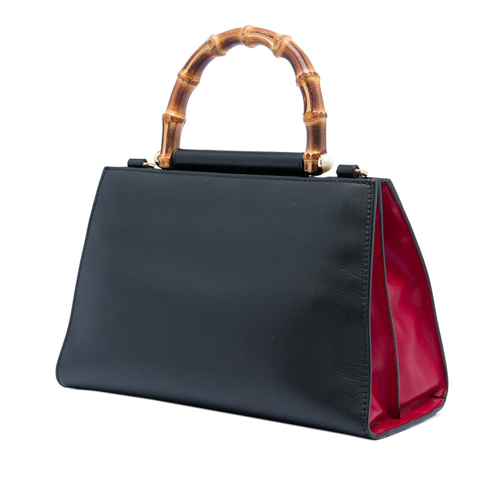 Gucci Small Cuir de veau Bamboo Web Nymphaea Sac