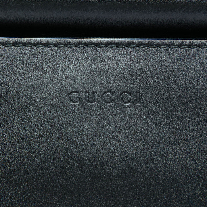 Gucci Small Cuir de veau Bamboo Web Nymphaea Sac