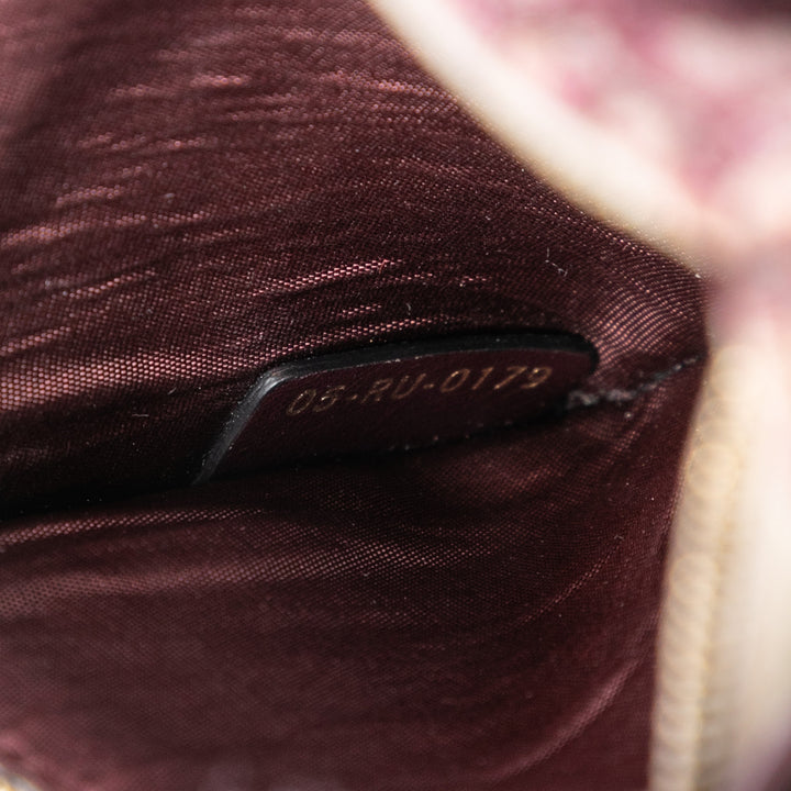 Dior Oblique Toile Saddle Wallet on Chain