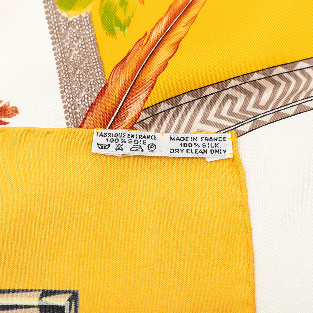 Brazil Foulard 90 Jaune